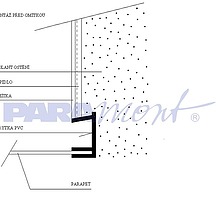Detaily zakončení krytek do fasády